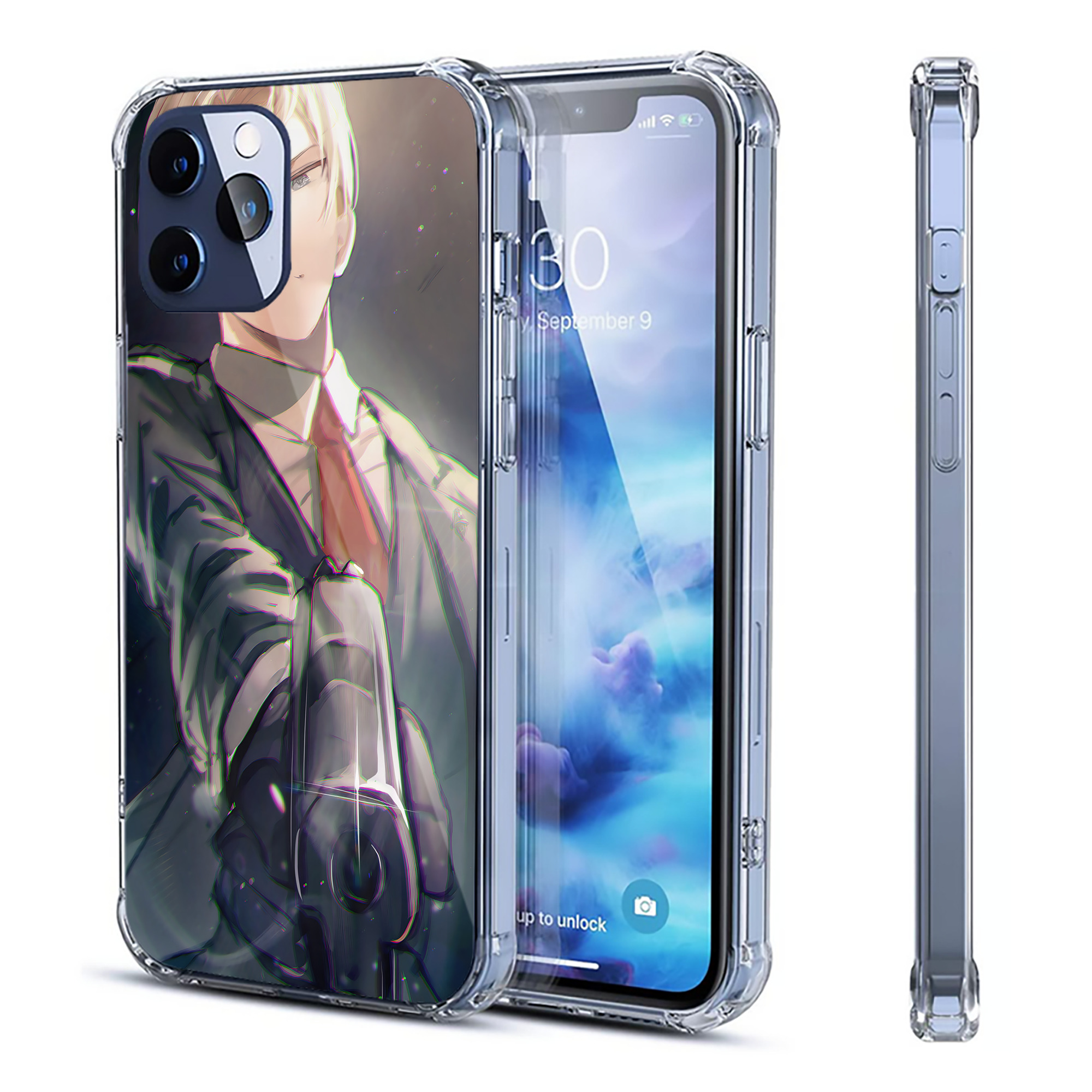 （画像用） SPY×FAMILY间谍家家酒 【iPhone 12シリーズ対応】透明スマホケース（クリアソフトケース）